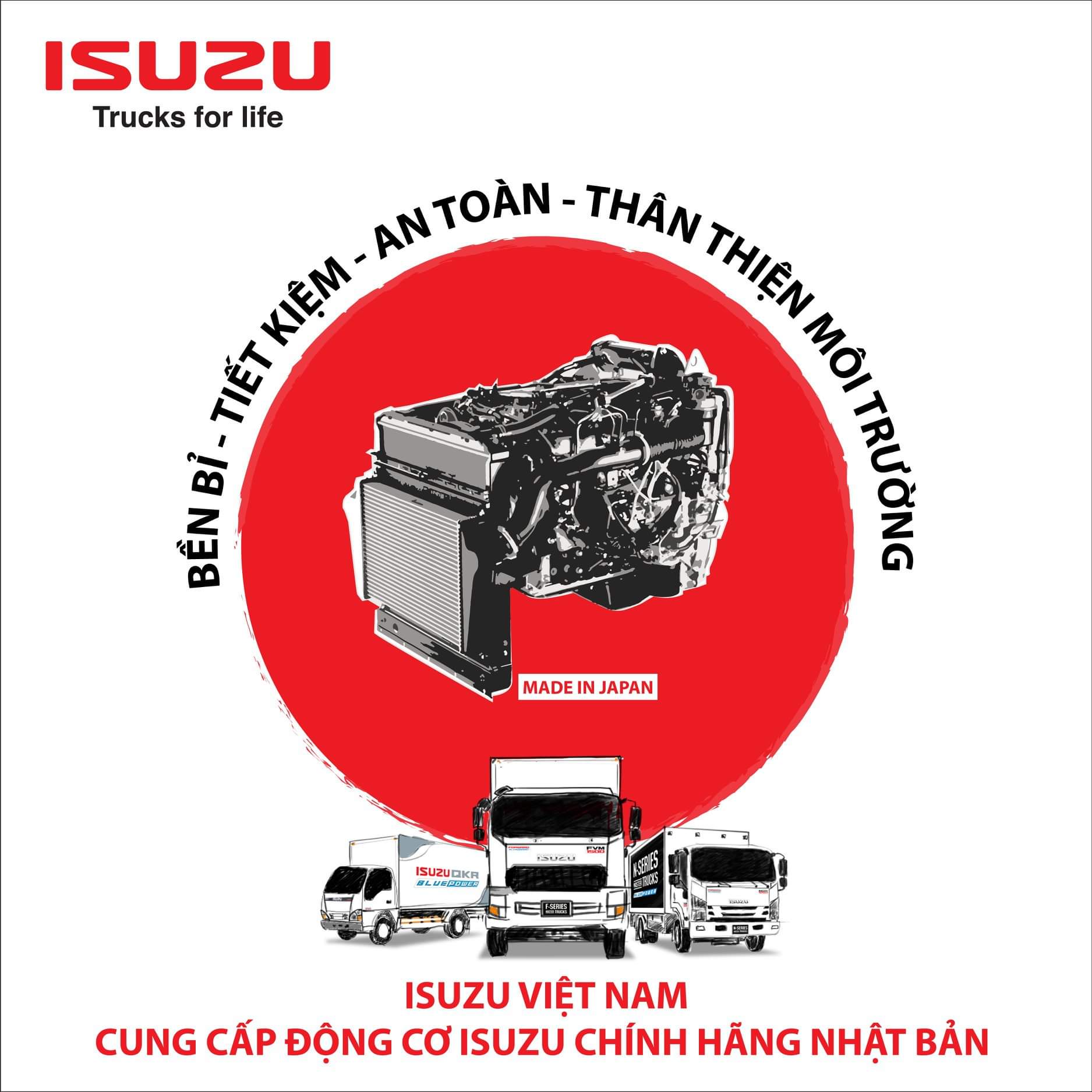 ISUZU CHÍNH HÃNG NHẬT BẢN