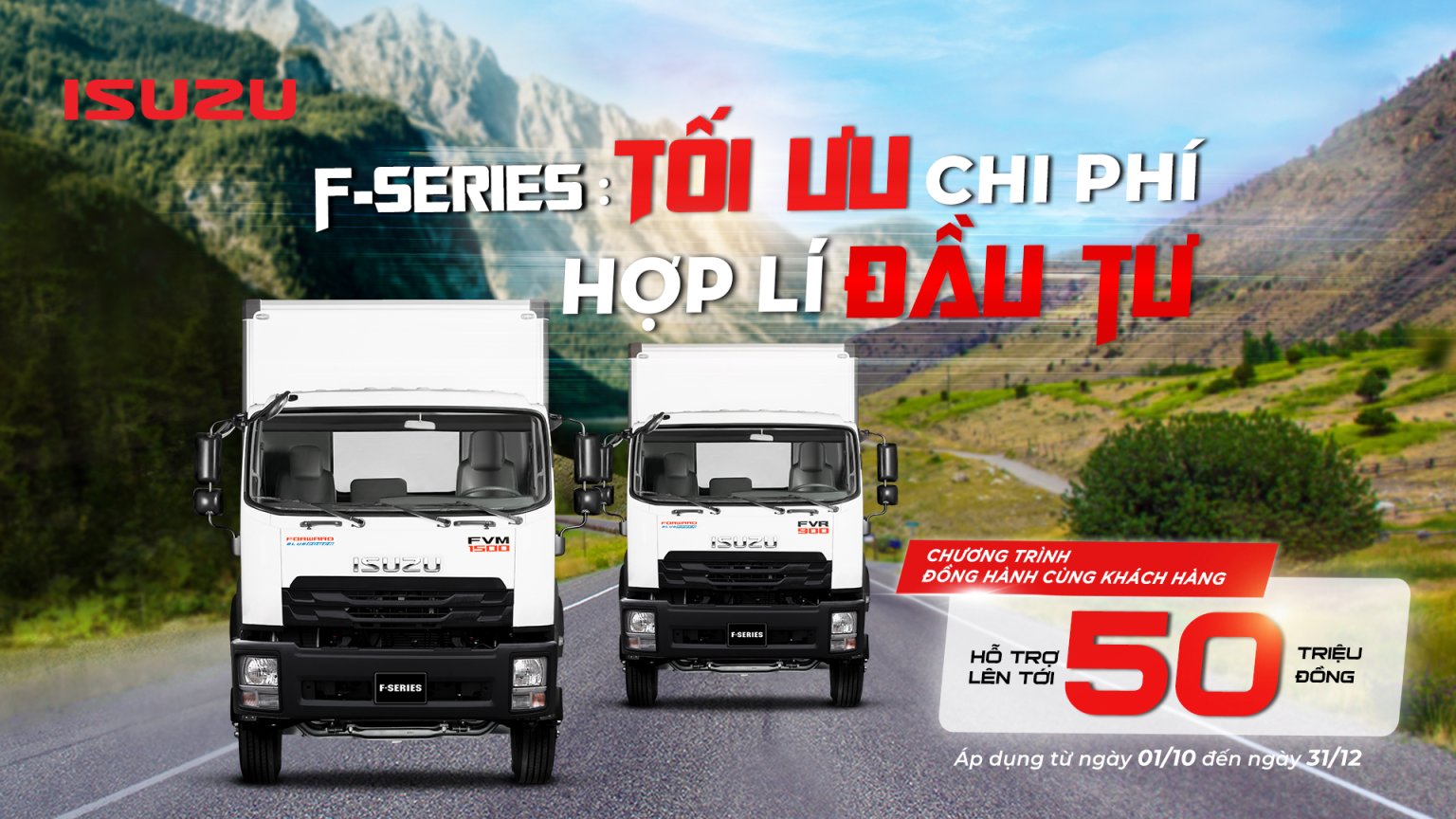 Mua xe isuzu tối ưu chi phí, hợp lý đầu tư