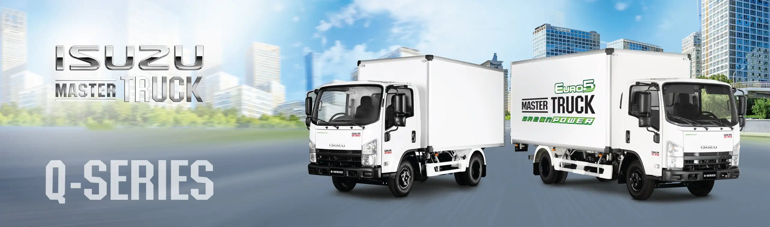 Xe Tải Isuzu Q-SERIES Euro 5 - Tiên phong công nghệ xanh